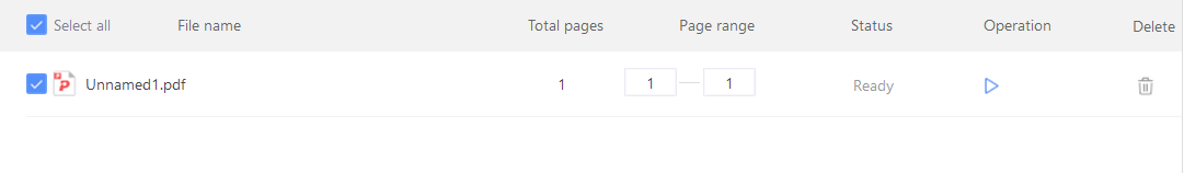 Saving the extracted pages as a separate PDF document