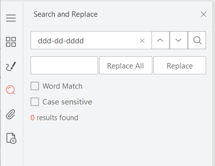 Searching for and marking all instances of the sensitive term across all pages