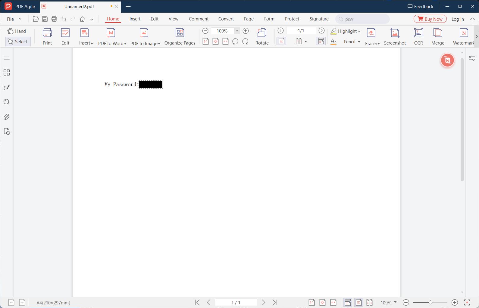 Verifying that redacted text is no longer selectable or searchable